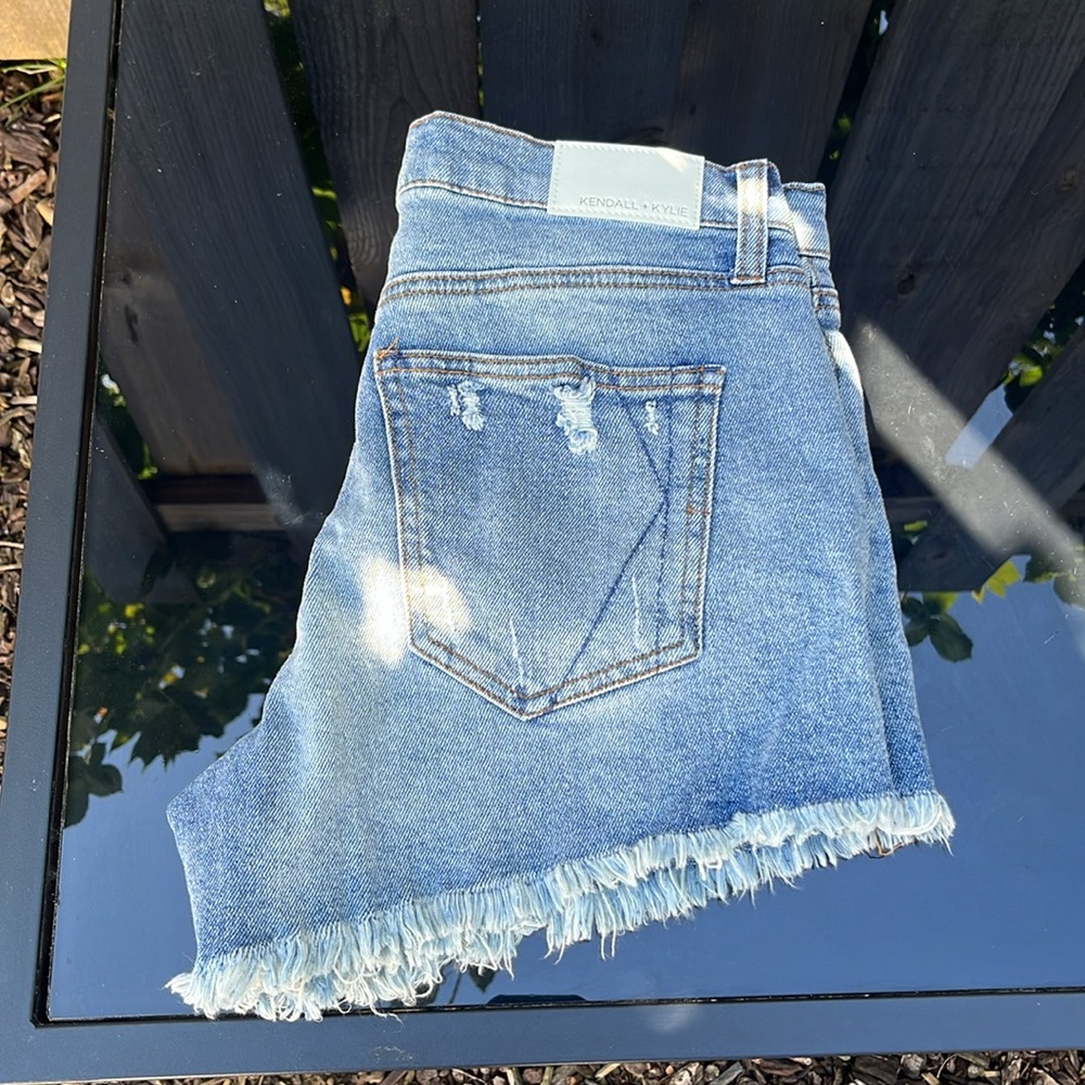 Kendall + Kylie jean shorts